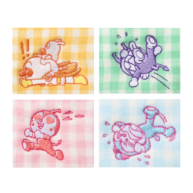 チェックミニタオル｜グッズ＆サービス｜神戸アンパンマンこども
