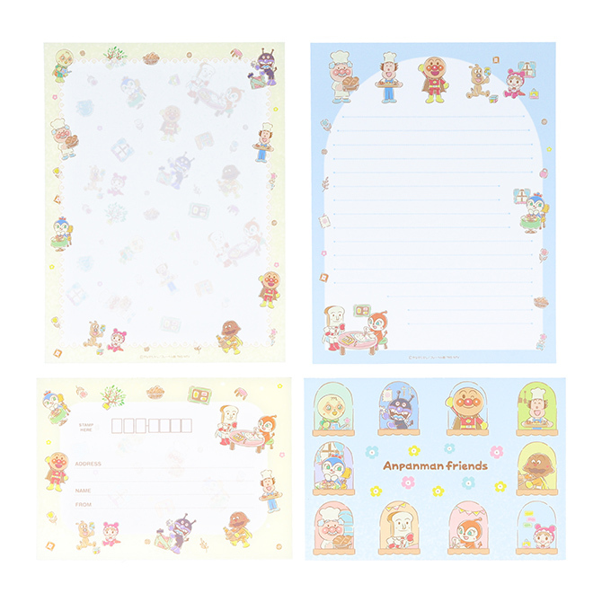 新発売】レターセット｜グッズ＆サービス｜神戸アンパンマン