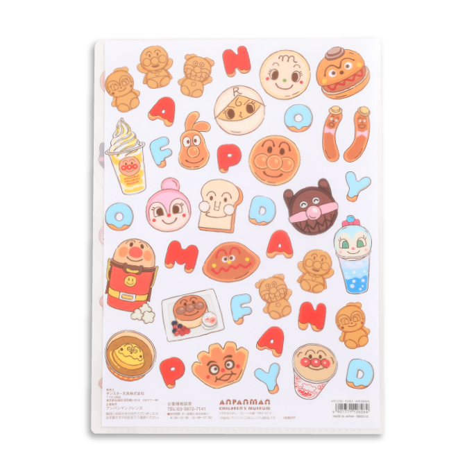 5ポケットクリアファイル FOODY ANPANMAN｜グッズ＆サービス｜神戸