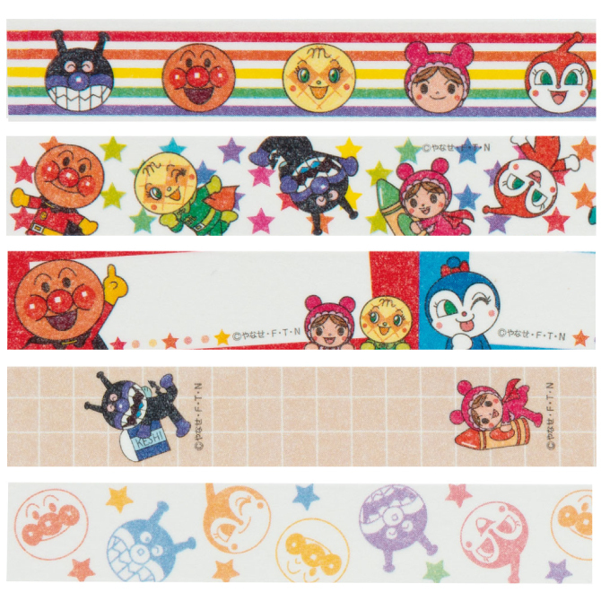 マスキングテープ 15mm幅｜グッズ＆サービス｜神戸アンパンマン