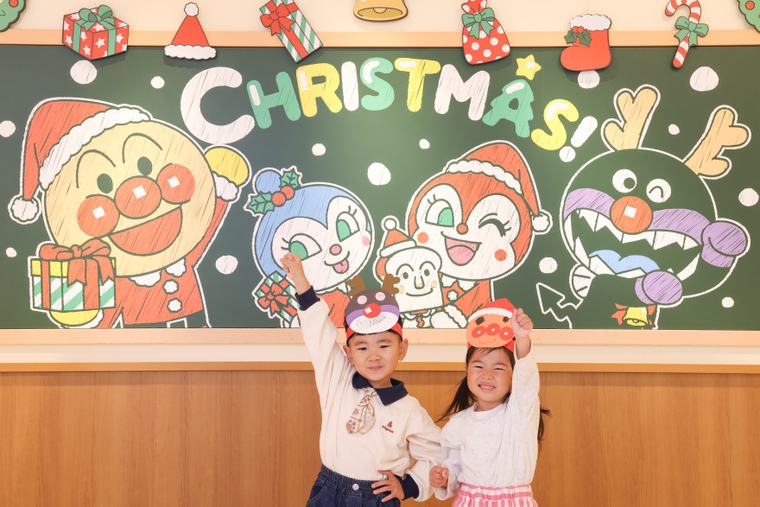クリスマスお面工作